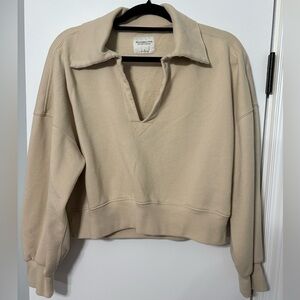Abercrombie and fitch crop sweater